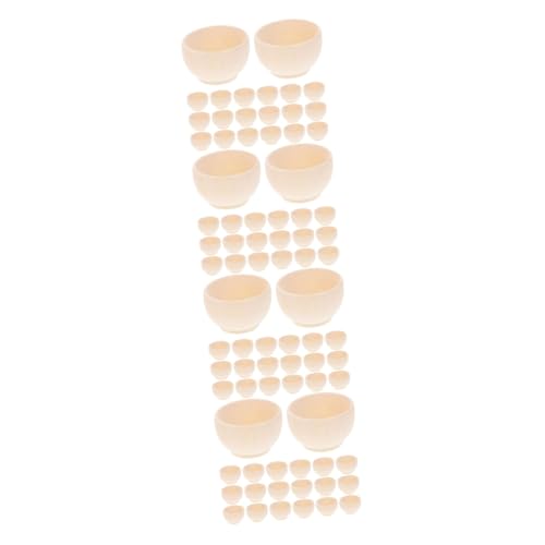 Uonlytech 4 Sätze Diy Holzschalen Unbemalt Natürliche Holzschalen Für Bastelarbeiten Und Dekoration Familienaktivitäten Und Schulprojekte 20 Stück * 4 Uonlytech 4 Sätze Diy Holzschalen Unbemalt Natürliche Holzschalen Für Bastelarbeiten Und Dekoration Familienaktivitäten Und Schulprojekte 20 Stück * 4 von Uonlytech