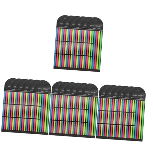 Uonlytech 4 Sätze Fluoreszierende Haftnotizen Textmarker-bänder Highlight-streifen Buchregisterkarten Textmarker-streifen-aufkleber Klebestreifen Das Haustier 6 Stück * 4 Uonlytech 4 Sätze Fluoreszierende Haftnotizen Textmarker-bänder Highlight-streifen Buchregisterkarten Textmarker-streifen-aufkleber Klebestreifen Das Haustier 6 Stück * 4 von Uonlytech