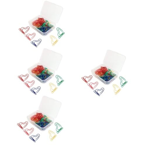 Uonlytech 4 Sätze Fußabdruck Förmige Büroklammern Bunte Papierclips Für Büro Schule Und Zuhause Zur Dokumentenorganisation Dekoratives Element 30 Stück * 4 von Uonlytech