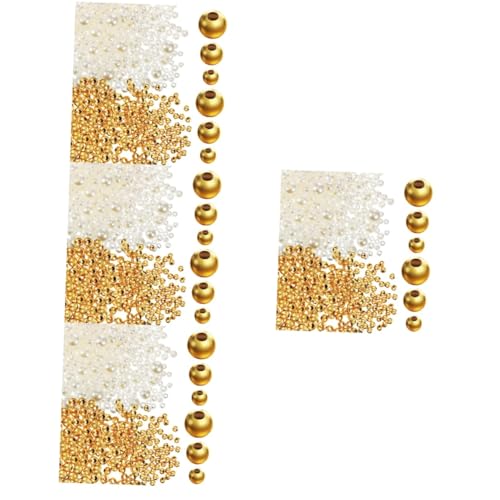 Uonlytech 4 Sätze Goldperlen + Perlen Perlenkette Schmuck Abstandsperlen Halskette Runde Perlen Schmuck Dekoration Reiz Abstandshalter Runden Ergebnisse Basteln Metall 900 Stück * 4 Uonlytech 4 Sätze Goldperlen + Perlen Perlenkette Schmuck Abstandsperlen Halskette Runde Perlen Schmuck Dekoration Reiz Abstandshalter Runden Ergebnisse Basteln Metall 900 Stück * 4 von Uonlytech