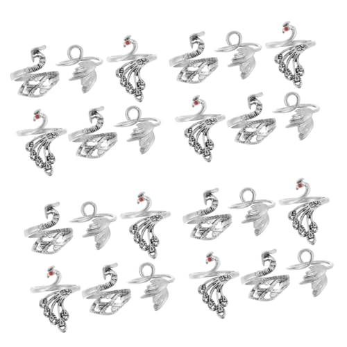 Uonlytech 4 Sätze Häkelring Dekorativ Häkeln Schleife Groß Stich Stricker Garnführungsringe Wickelwerkzeug Verstellbare Geflochtene Ringe Garnring Fadenspannring Metall Silber 6 Stück * 4 Uonlytech 4 Sätze Häkelring Dekorativ Häkeln Schleife Groß Stich Stricker Garnführungsringe Wickelwerkzeug Verstellbare Geflochtene Ringe Garnring Fadenspannring Metall Silber 6 Stück * 4 von Uonlytech