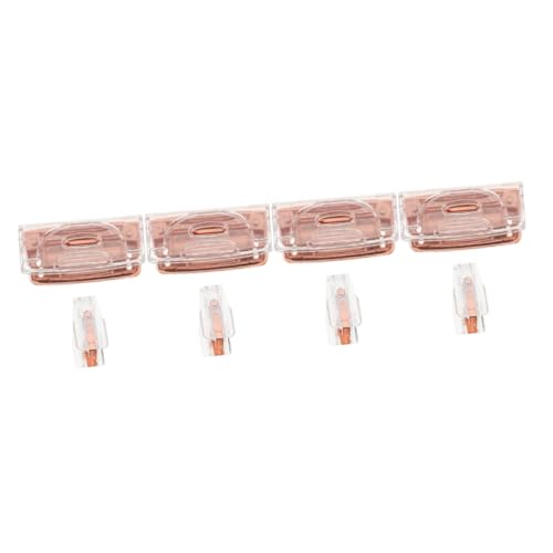 Uonlytech 4 Sätze Hole Punch Nail Picker Puncher schwer Hefterbüro Schreibwaren Löcher Stanzen Werkzeuge zum Entfernen von Klammern 2 Locher für Aktenordner tragbarer Klammerabzieher Plastik von Uonlytech