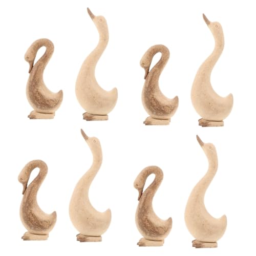 Uonlytech 4 Sätze Holzgänse Ornamente Gänsestatue Tierische Holzdekoration Schreibtisch-gansstatue Gans Gans Tischdekoration Garten Gans Tierverzierung Gans 2 Stück * 4 Uonlytech 4 Sätze Holzgänse Ornamente Gänsestatue Tierische Holzdekoration Schreibtisch-gansstatue Gans Gans Tischdekoration Garten Gans Tierverzierung Gans 2 Stück * 4 von Uonlytech