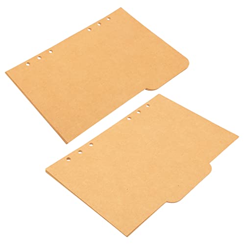 Uonlytech 4 Sätze Index Trennblätter aus Kraftpapier Einfügbare Teiler für Notizbuch Ringbuch und Schule und Knickfest Uonlytech 4 Sätze Index Trennblätter aus Kraftpapier Einfügbare Teiler für Notizbuch Ringbuch und Schule und Knickfest von Uonlytech