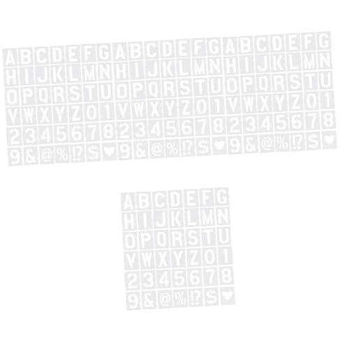 Uonlytech 4 Sätze Inkjet-vorlage Schablone Brief Schriftzeichen Handwerk Alphabetbrett Alphabet Stirbt Alphabet-form Bastelplastik Holz Brennende Buchstaben Das Haustier 42 Stück * 4 von Uonlytech