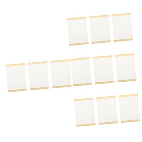 Uonlytech 4 Sätze Kindergraffiti - Mini Malen Bretter Basierend Leer Dünne Malleinwand Winzige Kreative Malrahmen Blanker Leinwandbrett Maltafeln Stoff 3 Stück * 4 von Uonlytech