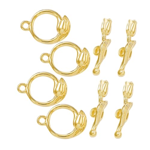 Uonlytech 4 Sätze Metallverbindungsschnalle Schmuck Verschluss Armband Knebelverschluss Knebelschnallen Aus Metall Knebelverschluss Für Armband Armbandverbinder Kupfer Golden Uonlytech 4 Sätze Metallverbindungsschnalle Schmuck Verschluss Armband Knebelverschluss Knebelschnallen Aus Metall Knebelverschluss Für Armband Armbandverbinder Kupfer Golden von Uonlytech