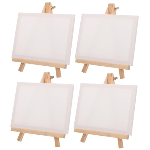 Uonlytech 4 Sätze Mini - -Staffelei Set malen Mini- -Masse Mini Stand Kleine Leinwände steht Multifunktions-Segeltuch-Staffelei handgefertigte DIY-Malleinwand hölzern Uonlytech 4 Sätze Mini - -Staffelei Set malen Mini- -Masse Mini Stand Kleine Leinwände steht Multifunktions-Segeltuch-Staffelei handgefertigte DIY-Malleinwand hölzern von Uonlytech