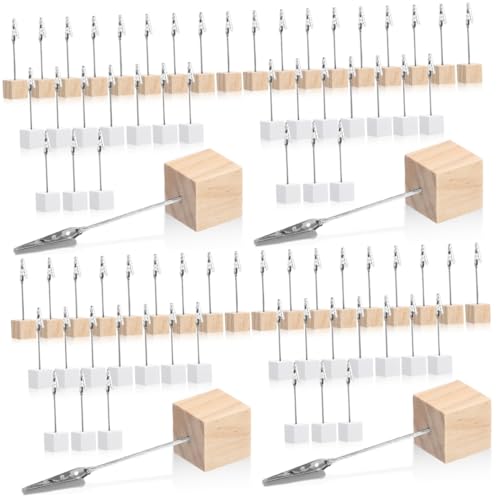 Uonlytech 4 Sätze Notizordner Karte Clipshalter Bildhalter Inhaber Gruß Mitteilungscliphalter Tischfotohalterständer Halter Für Büronotizen Nachrichtenhalter-clip Holz 20 Stück * 4 Uonlytech 4 Sätze Notizordner Karte Clipshalter Bildhalter Inhaber Gruß Mitteilungscliphalter Tischfotohalterständer Halter Für Büronotizen Nachrichtenhalter-clip Holz 20 Stück * 4 von Uonlytech