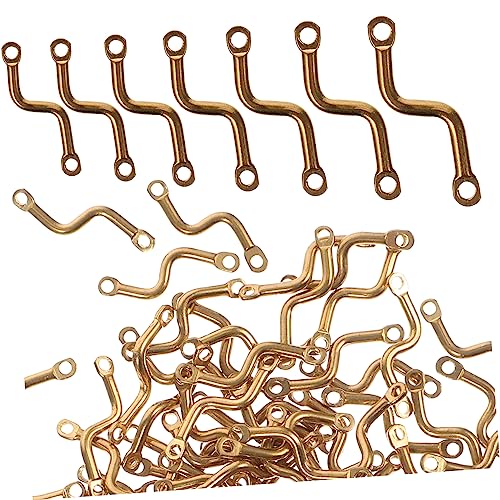 Uonlytech 4 Sätze Ohrringstange Schmuckteile Herstellung Verbindungsstäbe Für Schmuck Diy -schmuckanschluss Halskette Anhänger Verschluss Schmuck Stecker Messing Golden 150 Stück * 4 Uonlytech 4 Sätze Ohrringstange Schmuckteile Herstellung Verbindungsstäbe Für Schmuck Diy -schmuckanschluss Halskette Anhänger Verschluss Schmuck Stecker Messing Golden 150 Stück * 4 von Uonlytech