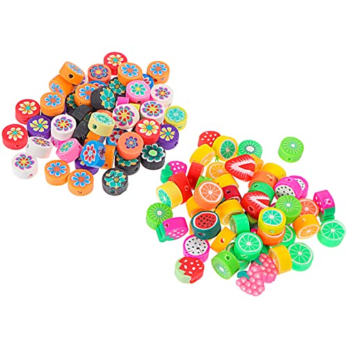 Uonlytech 4 Sätze Polymer Clay Spacer Beads Bunte Blumen Und Früchte Designs Für Diy Armbänder Und Für Kreative Bastelprojekte 100 Stück * 4 Uonlytech 4 Sätze Polymer Clay Spacer Beads Bunte Blumen Und Früchte Designs Für Diy Armbänder Und Für Kreative Bastelprojekte 100 Stück * 4 von Uonlytech