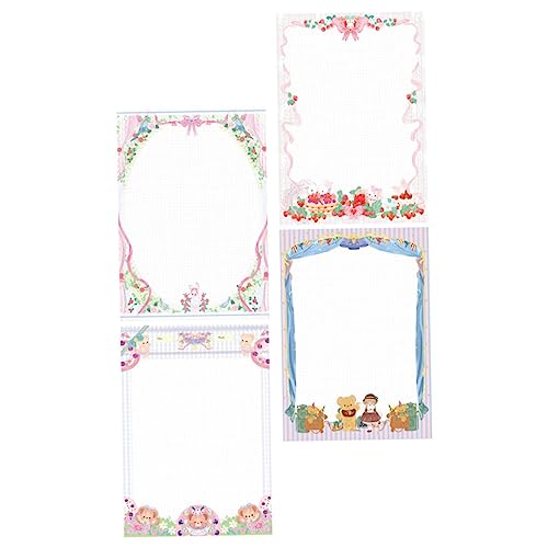 Uonlytech 4 Sätze Scrapbooking Papier mit Cartoon Motiven Dekoratives Bastelpapier für Diy Alben Notizbücher und Journale Gemischtes Schreib und Dekopapier für Kreative Familienprojekte Uonlytech 4 Sätze Scrapbooking Papier mit Cartoon Motiven Dekoratives Bastelpapier für Diy Alben Notizbücher und Journale Gemischtes Schreib und Dekopapier für Kreative Familienprojekte von Uonlytech