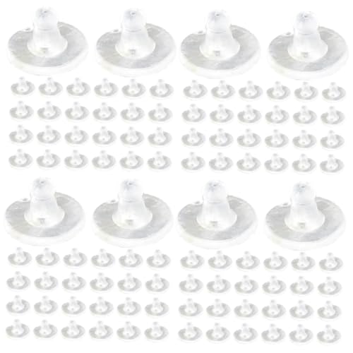 Uonlytech 4 Sätze Silikon Ohrstecker Stopper Für Schwere Ohrringe Rutschfeste Ohrhaken Für Diy Schmuck Einsetzbar Sicher Und Langlebig Für Ohrstecker 50 Stück * 4 Uonlytech 4 Sätze Silikon Ohrstecker Stopper Für Schwere Ohrringe Rutschfeste Ohrhaken Für Diy Schmuck Einsetzbar Sicher Und Langlebig Für Ohrstecker 50 Stück * 4 von Uonlytech
