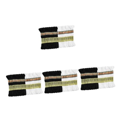 Uonlytech 4 Sätze Stickgarn Multifunktionale Stickgarne Für Handarbeit Lange Baumwollfäden Schwarz Und Weiß Für Diy Projekte Und Kreative Näharbeiten 24 Stück * 4 Uonlytech 4 Sätze Stickgarn Multifunktionale Stickgarne Für Handarbeit Lange Baumwollfäden Schwarz Und Weiß Für Diy Projekte Und Kreative Näharbeiten 24 Stück * 4 von Uonlytech
