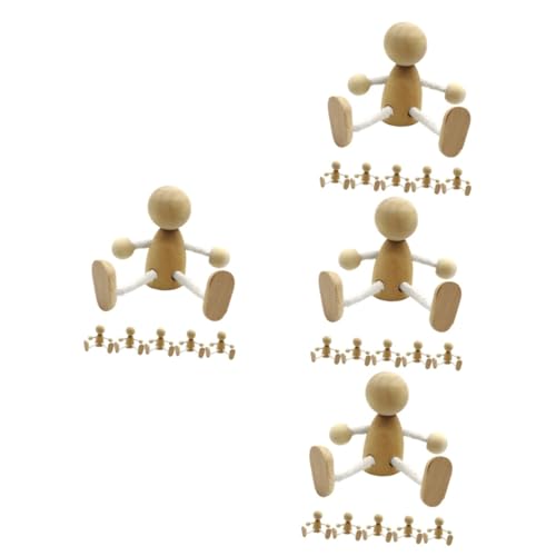 Uonlytech 4 Sätze Teiliges Holzfiguren Zum Bemalen Diy Holzpuppen Für Holzspielzeuge Blanko Puppen Für Bastelprojekte Dekoration Für Zuhause Und Schule 6 Stück * 4 Uonlytech 4 Sätze Teiliges Holzfiguren Zum Bemalen Diy Holzpuppen Für Holzspielzeuge Blanko Puppen Für Bastelprojekte Dekoration Für Zuhause Und Schule 6 Stück * 4 von Uonlytech