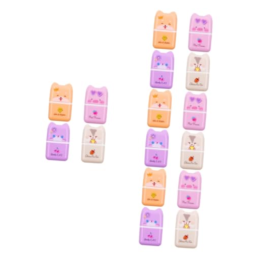 Uonlytech 4 Sätze Tier Radiergummis Kreative Kinderfreundliche Radierer Für Niedliche Cartoon Designs Einfache Rückstandsentfernung Schulbedarf Für Kleine Künstler 4 Stück * 4 von Uonlytech