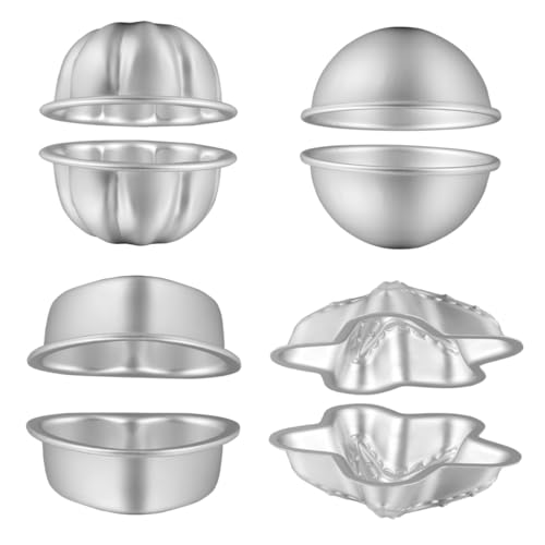Uonlytech 4 Satz Form für Badesalzkugeln DIY -Backwerkzeug Badebombenformen aus Aluminiumlegierung Formen für Badebomben Badesalz Schimmel Badebombenform aus Aluminiumlegierung Silber Uonlytech 4 Satz Form für Badesalzkugeln DIY -Backwerkzeug Badebombenformen aus Aluminiumlegierung Formen für Badebomben Badesalz Schimmel Badebombenform aus Aluminiumlegierung Silber von Uonlytech