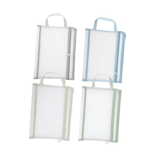 Uonlytech 4 Stück Aktentasche Beutel Für Die Organisation Federmäppchen Masse Netztaschen Mit Reißverschluss Mesh-federmäppchen Federmäppchen Aus Mesh Groß Reißverschlussbeutel Plastik Uonlytech 4 Stück Aktentasche Beutel Für Die Organisation Federmäppchen Masse Netztaschen Mit Reißverschluss Mesh-federmäppchen Federmäppchen Aus Mesh Groß Reißverschlussbeutel Plastik von Uonlytech