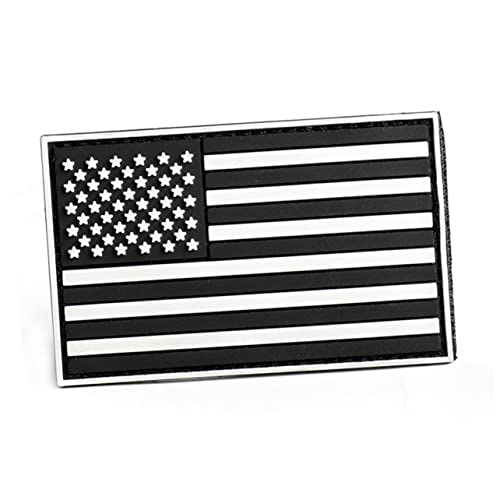 Uonlytech 4 Stück Amerikanische Flagge Aufnäher zum Aufbügeln DIY Reparatur Patches für Jacken und Rucksäcke Selbstklebend Abwischbar Robust Schulter und Ärmelverzierung von Uonlytech
