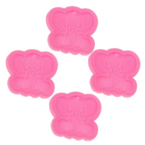 Uonlytech 4 Stück Aromatherapie -Anhängerform Anhänger Schlüsselanhänger Schlüsselbund silikon gießformen silikon formen Silikonformen für Schlüsselanhänger DIY -Versorgung von Uonlytech