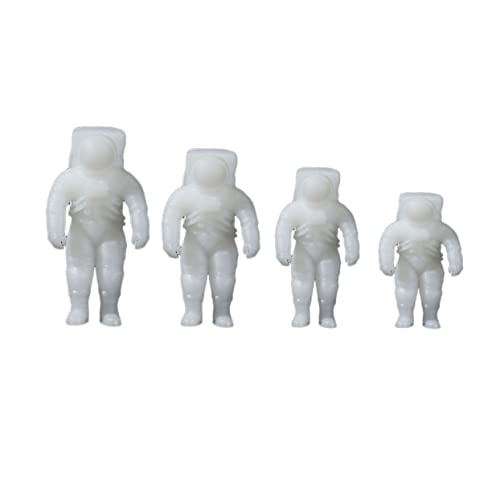 Uonlytech 4 Stück Astronauten Miniatur Ornamente Teiliges für Mikrolandschaften Epoxidharz Füllmaterial Weiß Kreative Diy Deko für und Familie Uonlytech 4 Stück Astronauten Miniatur Ornamente Teiliges für Mikrolandschaften Epoxidharz Füllmaterial Weiß Kreative Diy Deko für und Familie von Uonlytech