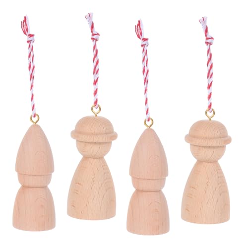 Uonlytech 4 Stück DIY Leere Holzklammer-puppen Zum Basteln, Unvollendete Holzklammer-puppenfigur, Hängende Hölzerne Puppenklammern, Diy-graffiti-puppen, Leere Holzklammer-puppen Uonlytech 4 Stück DIY Leere Holzklammer-puppen Zum Basteln, Unvollendete Holzklammer-puppenfigur, Hängende Hölzerne Puppenklammern, Diy-graffiti-puppen, Leere Holzklammer-puppen von Uonlytech