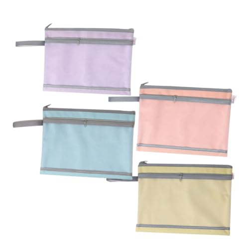 Uonlytech 4 Stück Datei- und Dateibeutel Papiertüte mit Reißverschluss Aktentaschen mit Reißverschluss Dokument-Organizer-Tasche Schulbedarf Organisatorbeutel Tasche für das Amt Gittergewebe Uonlytech 4 Stück Datei- und Dateibeutel Papiertüte mit Reißverschluss Aktentaschen mit Reißverschluss Dokument-Organizer-Tasche Schulbedarf Organisatorbeutel Tasche für das Amt Gittergewebe von Uonlytech