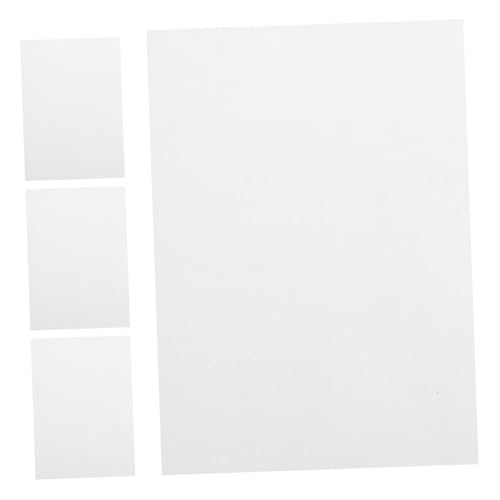 Uonlytech 4 Stück Klebestabilisator Zum Aufbügeln Stabilisator Für Stickmaschinen Stickstabilisatoren Cut Away Stabilisator Für Maschinenstickerei Wasserlösliches Papier Vliesstoff von Uonlytech