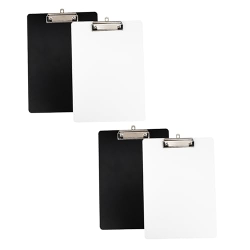 Uonlytech 4 Stück Klemmbrett Teiliges Clipboard für Büro und Schule Tragbar und Praktisch Schwarz und Weiß Schreibwerkzeug für Studenten und Büromitarbeiter Uonlytech 4 Stück Klemmbrett Teiliges Clipboard für Büro und Schule Tragbar und Praktisch Schwarz und Weiß Schreibwerkzeug für Studenten und Büromitarbeiter von Uonlytech