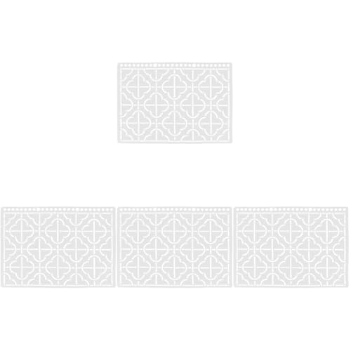 Uonlytech 4 Stück Quilt-Vorlage Produkt Patch Handwerk für Form Nähen Blau Quiltschablonen Quiltwerkzeuge Vorlagen zum Basteln von Kleidung Quiltvorlage Stickvorlagen pp Weiß Uonlytech 4 Stück Quilt-Vorlage Produkt Patch Handwerk für Form Nähen Blau Quiltschablonen Quiltwerkzeuge Vorlagen zum Basteln von Kleidung Quiltvorlage Stickvorlagen pp Weiß von Uonlytech