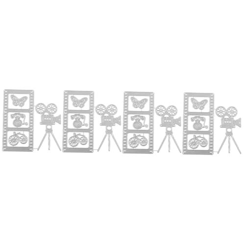 Uonlytech 4 Stück Scrapbook Stanzformen selber machen den Schnitt machen Herstellung Scrapbooking -Schablone Schneiden Scrapbooking-Stanzformen Stanzformen Kohlenstoffstahl Silber Uonlytech 4 Stück Scrapbook Stanzformen selber machen den Schnitt machen Herstellung Scrapbooking -Schablone Schneiden Scrapbooking-Stanzformen Stanzformen Kohlenstoffstahl Silber von Uonlytech