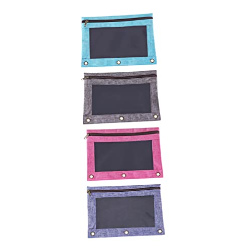 Uonlytech 4 Stück Taschenbeutel Taschenordner Binderordner Beutel mit losen Blättern Ordner mit Reißverschluss Reißverschlusstaschen Zipper -Dateibeutel Ordner füllen Oxford-Stoff Uonlytech 4 Stück Taschenbeutel Taschenordner Binderordner Beutel mit losen Blättern Ordner mit Reißverschluss Reißverschlusstaschen Zipper -Dateibeutel Ordner füllen Oxford-Stoff von Uonlytech