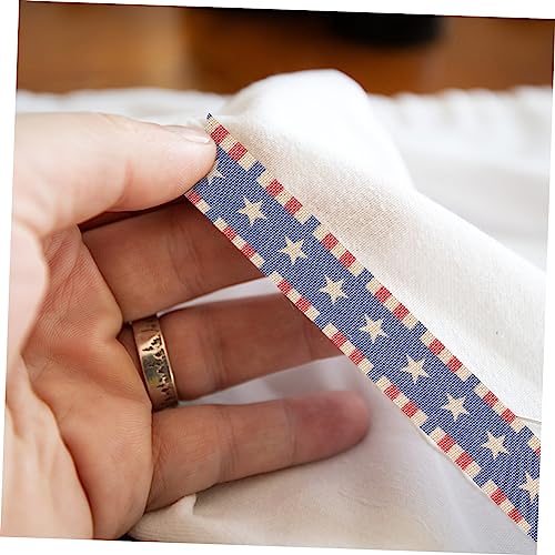 Uonlytech 4 Stück Teiliges American Flag Dekorationsbänder aus Leinen mit Stern und Streifenmuster Handgefertigt für DIY Basteln Unabhängigkeitstag Partydeko Geschenkverpackung Patriotische Uonlytech 4 Stück Teiliges American Flag Dekorationsbänder aus Leinen mit Stern und Streifenmuster Handgefertigt für DIY Basteln Unabhängigkeitstag Partydeko Geschenkverpackung Patriotische von Uonlytech
