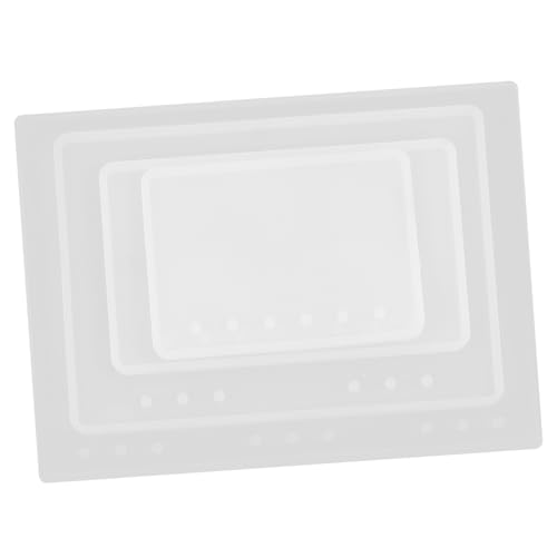 Uonlytech 4 Stück Teiliges Epoxidharz Silikon Gießform für Kreative DIY Notizbuch Herstellung Robuste Ungiftige Materialien Vielseitig für Glitzer Trockenblumen Schmuckgestaltung Uonlytech 4 Stück Teiliges Epoxidharz Silikon Gießform für Kreative DIY Notizbuch Herstellung Robuste Ungiftige Materialien Vielseitig für Glitzer Trockenblumen Schmuckgestaltung von Uonlytech