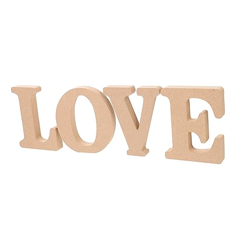 Uonlytech 4 Stück Teiliges Holzbuchstaben Love Tischdeko für Partys Wiederstandsfähige Holzhandwerksdekoration Raumgestaltung Sicher und Langlebig Uonlytech 4 Stück Teiliges Holzbuchstaben Love Tischdeko für Partys Wiederstandsfähige Holzhandwerksdekoration Raumgestaltung Sicher und Langlebig von Uonlytech