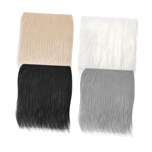 Uonlytech 4 Stück Teiliges Kunstfellstoff Quadratform Kunstpelz für DIY Kleidung und Bastelprojekte Khaki für Kissen Puppen und Dekoration Uonlytech 4 Stück Teiliges Kunstfellstoff Quadratform Kunstpelz für DIY Kleidung und Bastelprojekte Khaki für Kissen Puppen und Dekoration von Uonlytech