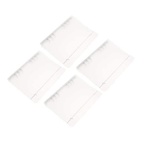 Uonlytech 4 Stück Teiliges PP Loose Leaf Notebook Cover mit Löchern Transparente Bindemappe für Büro Schule und Scrapbooking Leicht und Langlebig Schutz Wichtiger Notizen Uonlytech 4 Stück Teiliges PP Loose Leaf Notebook Cover mit Löchern Transparente Bindemappe für Büro Schule und Scrapbooking Leicht und Langlebig Schutz Wichtiger Notizen von Uonlytech