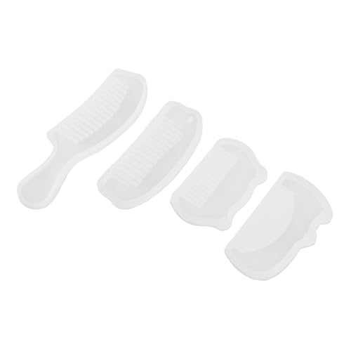 Uonlytech 4 Stück Teiliges Silikon Epoxidharz Gießform Breit Gezahnter Haarkammform für DIY Schmuckherstellung Hitzebeständig Langlebig Vielseitig für Resin Casting Uonlytech 4 Stück Teiliges Silikon Epoxidharz Gießform Breit Gezahnter Haarkammform für DIY Schmuckherstellung Hitzebeständig Langlebig Vielseitig für Resin Casting von Uonlytech
