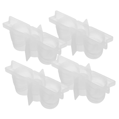 Uonlytech 4 Stück Teiliges Silikon-kerzenhalter-formset Design Flexible Gießform für Harz Epoxidkerzen Teelichthalter DIY Aromatherapie-kerzenherstellung Wiederverwendbar Detailgenau Uonlytech 4 Stück Teiliges Silikon-kerzenhalter-formset Design Flexible Gießform für Harz Epoxidkerzen Teelichthalter DIY Aromatherapie-kerzenherstellung Wiederverwendbar Detailgenau von Uonlytech
