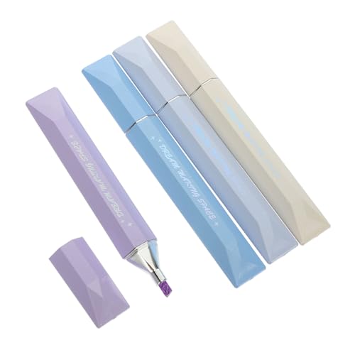 Uonlytech 4 Stück Textmarker mit weicher Spitze sortiert Schule Pastell Farbe Filzstifte kleiner Highlighter Buchmarkierungen Notizmarkierungsstifte Büro Mark Stift Plastik Uonlytech 4 Stück Textmarker mit weicher Spitze sortiert Schule Pastell Farbe Filzstifte kleiner Highlighter Buchmarkierungen Notizmarkierungsstifte Büro Mark Stift Plastik von Uonlytech