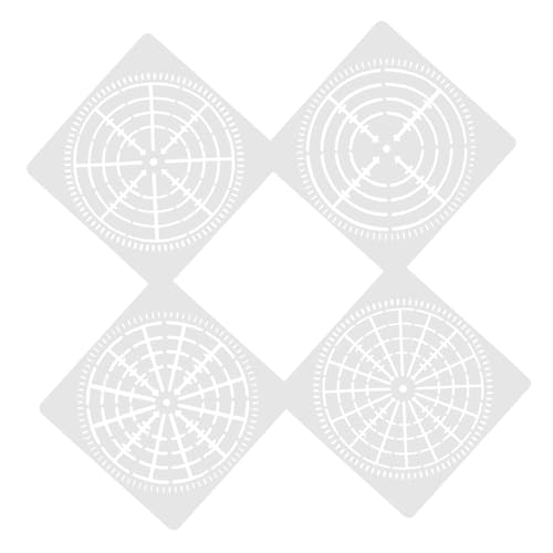 Uonlytech 4 Stück Wandmalerei-vorlage Schablonen Ziehen Kleine Schablonen Mandala-punkt-schablonen Malschablonen Tägliche Schablonen Diy Liefert Kompakte Schablonen Das Haustier Weiß Uonlytech 4 Stück Wandmalerei-vorlage Schablonen Ziehen Kleine Schablonen Mandala-punkt-schablonen Malschablonen Tägliche Schablonen Diy Liefert Kompakte Schablonen Das Haustier Weiß von Uonlytech