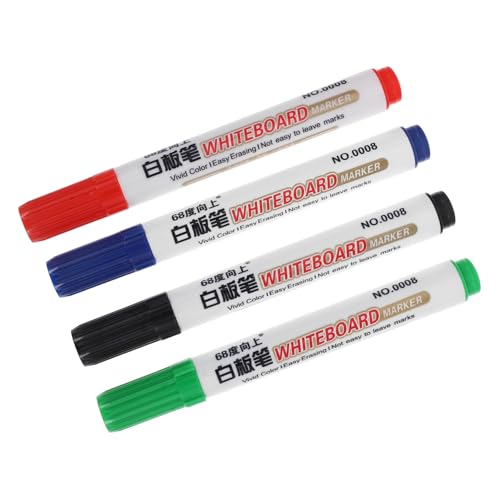Uonlytech 4 Stück Whiteboard-stift Whiteboard-marker Für Löschbare Markierungen Für Whiteboards Klassenzimmer Müssen Haben Trockenmarker Marker Für Spiegel, Löschbar Plastik Uonlytech 4 Stück Whiteboard-stift Whiteboard-marker Für Löschbare Markierungen Für Whiteboards Klassenzimmer Müssen Haben Trockenmarker Marker Für Spiegel, Löschbar Plastik von Uonlytech