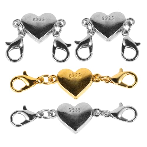 Uonlytech 4 Stück Zubehör für Magnetschnallenzubehör Schließe Hummerschere Schmuck Magnetverschluss selber machen Verschlüsse kleiner Magnetverschluss Legierung Uonlytech 4 Stück Zubehör für Magnetschnallenzubehör Schließe Hummerschere Schmuck Magnetverschluss selber machen Verschlüsse kleiner Magnetverschluss Legierung von Uonlytech