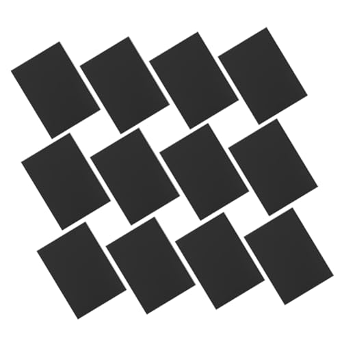Uonlytech 40 Blatt Schwarzer Dicker Karton Kartonpapier Schwarzes Scrapbook-papier Schwarzes Kunstdruckpapier Schwarzer Karton Kartonpapier Druckerpapier Schwarze Karte Papier Black von Uonlytech