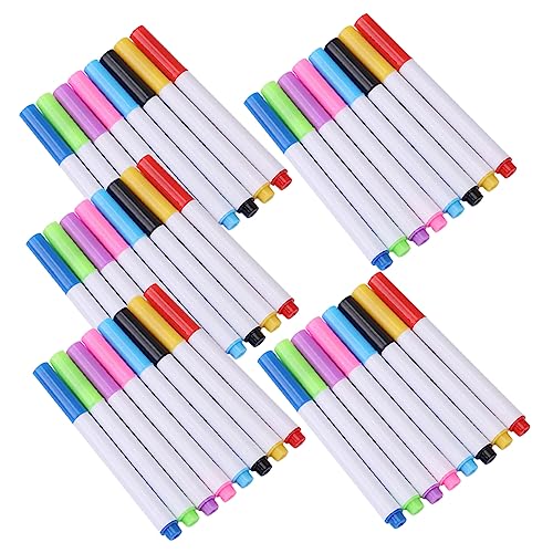 Uonlytech 40 Stück Abwischbare Whiteboard Marker für Bunte Malstifte mit Trocknung Farben für Kreativität und Spielspaß von Uonlytech