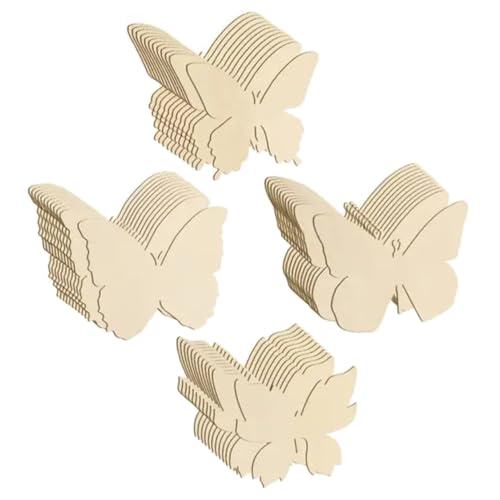 Uonlytech 40 Stück Blankes Schmetterlingsmalerei Schmetterlinge Ausschnitte Formen Schmetterlingsausschnitt Scheibe leer Schmetterlingshandwerksdekorationen Holzspäne zum Malen Beige Uonlytech 40 Stück Blankes Schmetterlingsmalerei Schmetterlinge Ausschnitte Formen Schmetterlingsausschnitt Scheibe leer Schmetterlingshandwerksdekorationen Holzspäne zum Malen Beige von Uonlytech