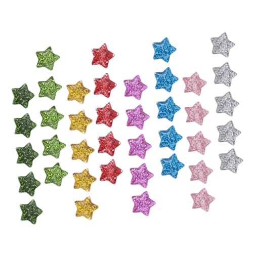 Uonlytech 40 Stück Glitzernde Resin Sternperlen ohne Bunte DIY Bastelmaterialien für Schmuck Handyhüllen und Dekoration Leicht Langlebig Kreative Stern Accessoires für Kindergeburtstag Uonlytech 40 Stück Glitzernde Resin Sternperlen ohne Bunte DIY Bastelmaterialien für Schmuck Handyhüllen und Dekoration Leicht Langlebig Kreative Stern Accessoires für Kindergeburtstag von Uonlytech