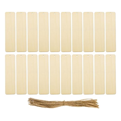 Uonlytech 40 Stück Holz Lesezeichen Blanko Rechteckige Holzanhänger zum Bemalen für DIY Lesezeichen Bastelprojekte und Organisation Naturbelassen Glatte Kanten Robust und Vielseitig Uonlytech 40 Stück Holz Lesezeichen Blanko Rechteckige Holzanhänger zum Bemalen für DIY Lesezeichen Bastelprojekte und Organisation Naturbelassen Glatte Kanten Robust und Vielseitig von Uonlytech