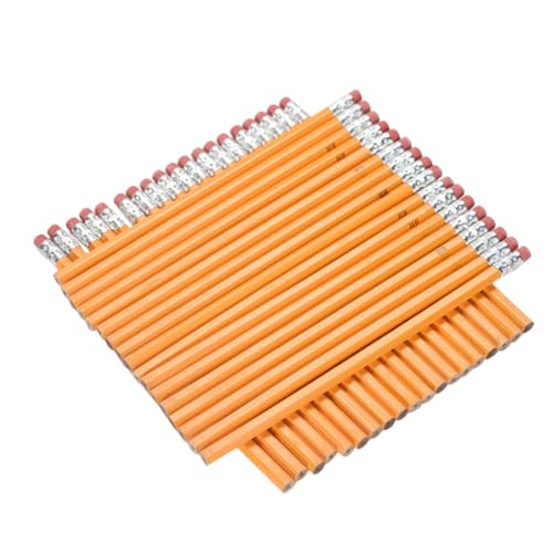Uonlytech 40 Stück Holzbleistifte Hb mit Radiergummi Praktische Schreibhilfe für Schule und Kreative Projekte von Uonlytech
