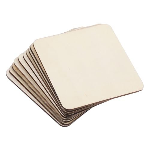 Uonlytech 40 Stück Leere Holzquadrate Holzhandwerksschmuck Unbehandelte Naturholzscheiben Holzblöcke Basteln Unfertige Holzfliesen Quadratische Fliesen Aus Holz Holzhandwerksbretter Beige Uonlytech 40 Stück Leere Holzquadrate Holzhandwerksschmuck Unbehandelte Naturholzscheiben Holzblöcke Basteln Unfertige Holzfliesen Quadratische Fliesen Aus Holz Holzhandwerksbretter Beige von Uonlytech